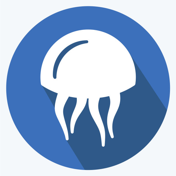 图标水母适合海长符号鱼图片下载