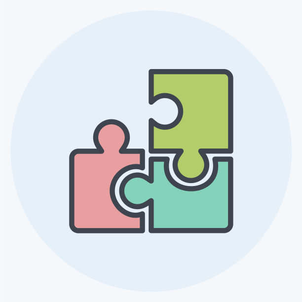 图标拼图适合玩具符号的颜色图片下载