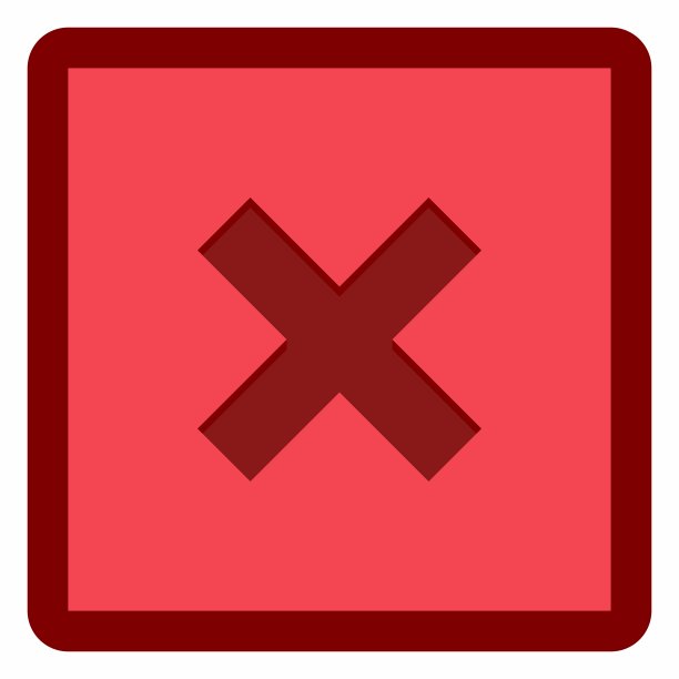 错误的分数，交叉的分数，拒绝，不同意，不，错误，不确定，错误的选择，任务完成，投票。-矢量标记符号为红色。孤立的图标。图片下载