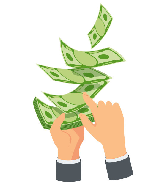 手撒纸钞。把钱扔掉。图片下载