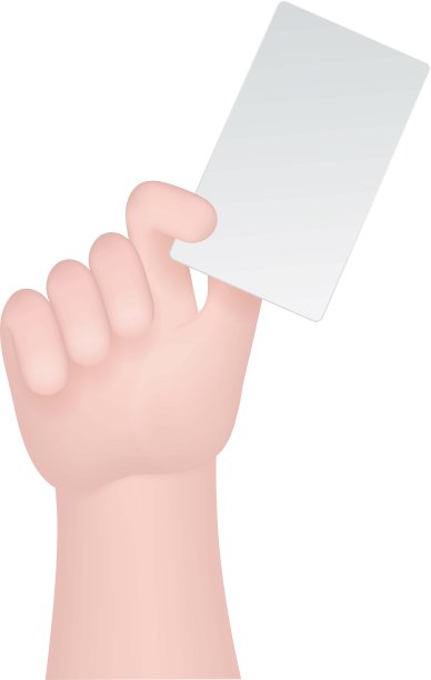 3d卡通人手卡。手Emoji。图片下载