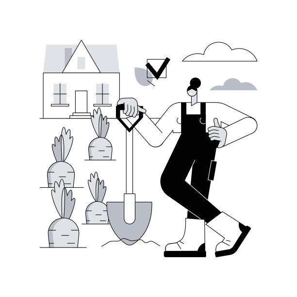 培育土壤抽象概念矢量插图。图片下载