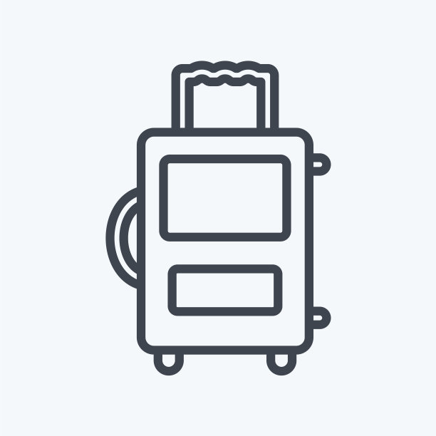 图标行李箱适合男士饰品符号图片下载