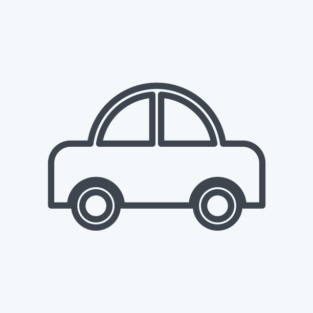 1 .适合图标玩具车线条造型的玩具符号图片下载