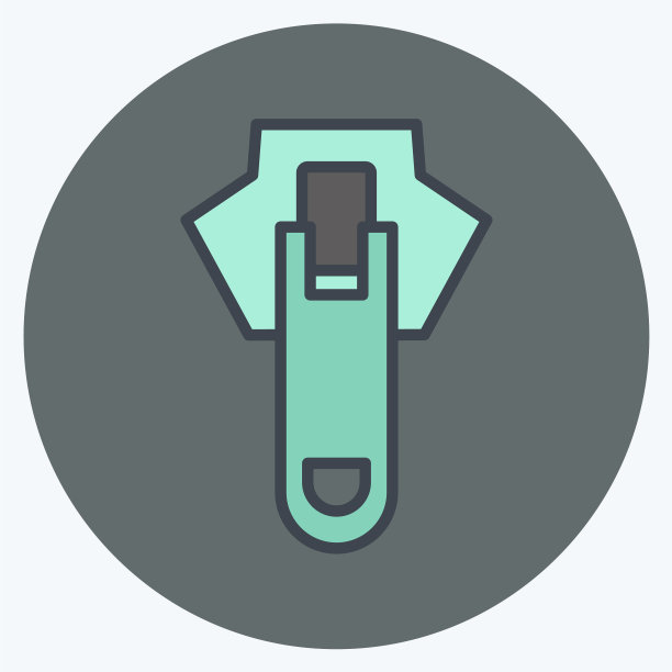 图标拉链2适合裁缝符号颜色图片下载