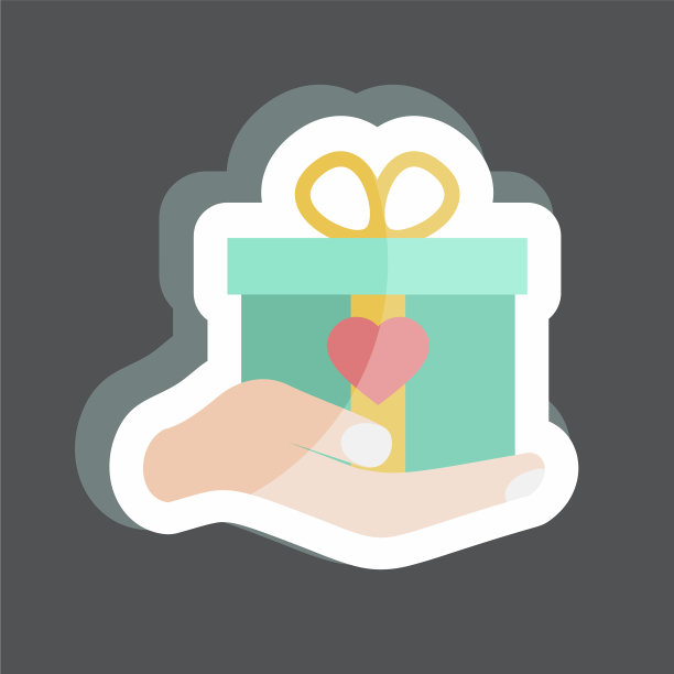 贴纸手持礼品适合手的动作图片下载