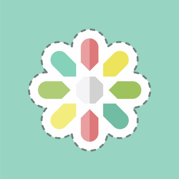 贴纸线剪相册适合网版图片下载