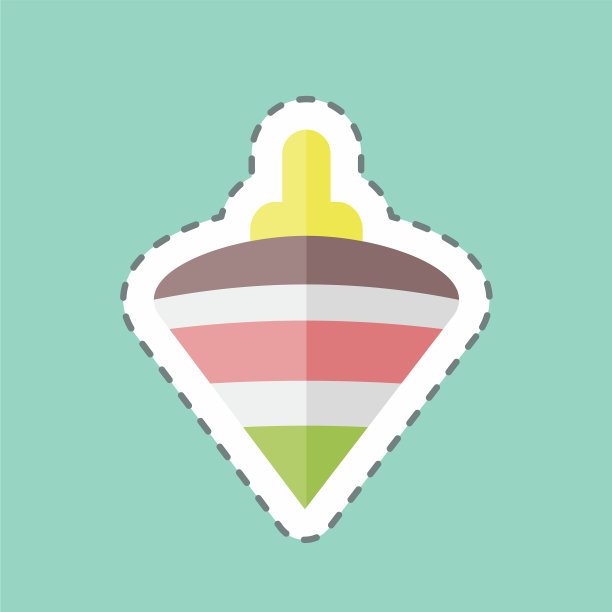 贴纸线切割玩具顶部适合婴儿符号图片下载