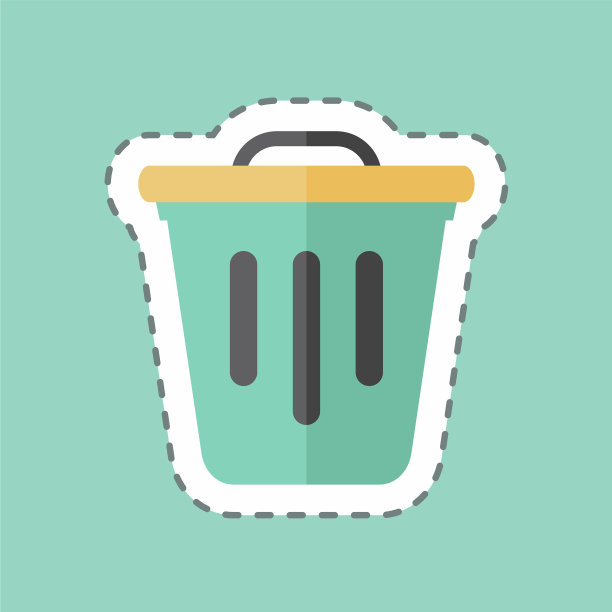 贴纸线切割垃圾适合网页界面图片下载