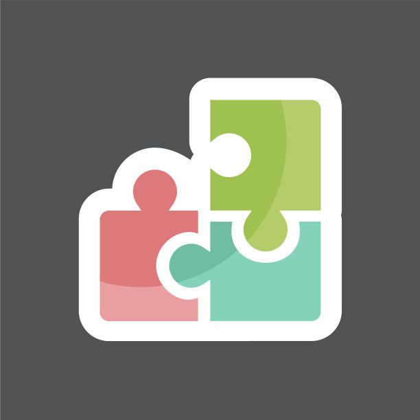 贴纸拼图片适合玩具符号图片下载