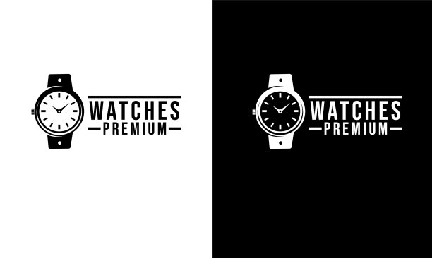 简单经典的手表logo图片下载