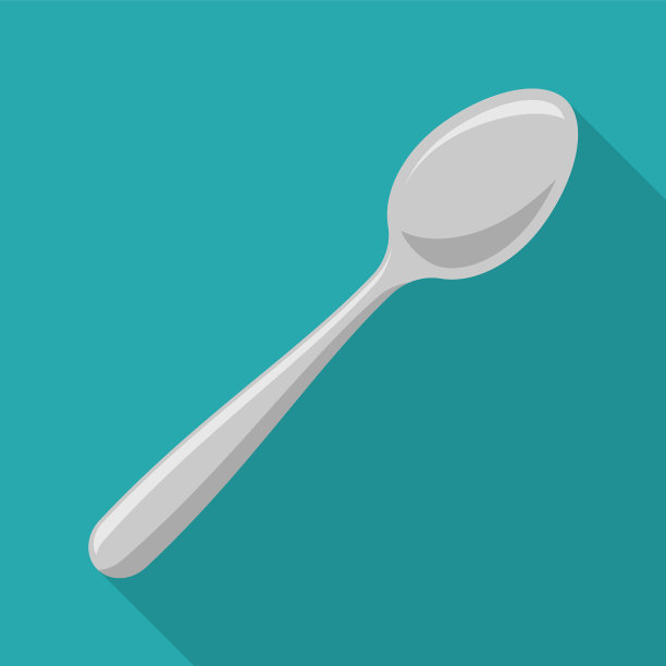 勺子图标平面设计图片下载