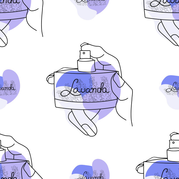 背景无缝图案配瓶图片下载