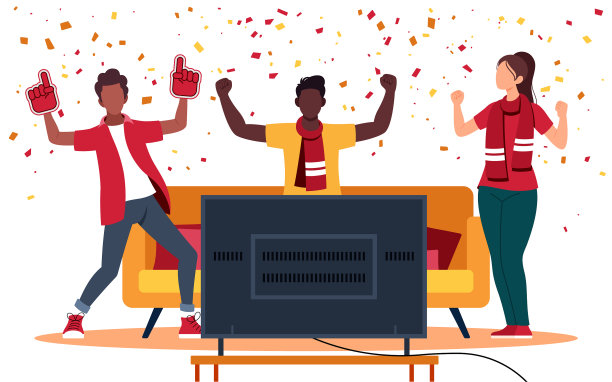 快乐的球迷图片下载