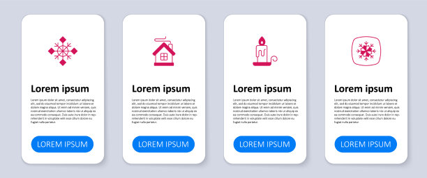 集雪花燃烧蜡烛圣诞快乐图片下载