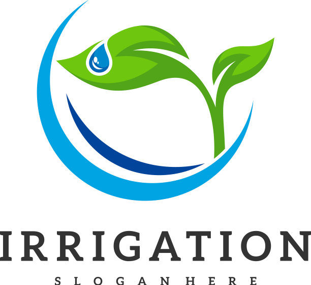 灌溉标志设计图标符号模板图片下载