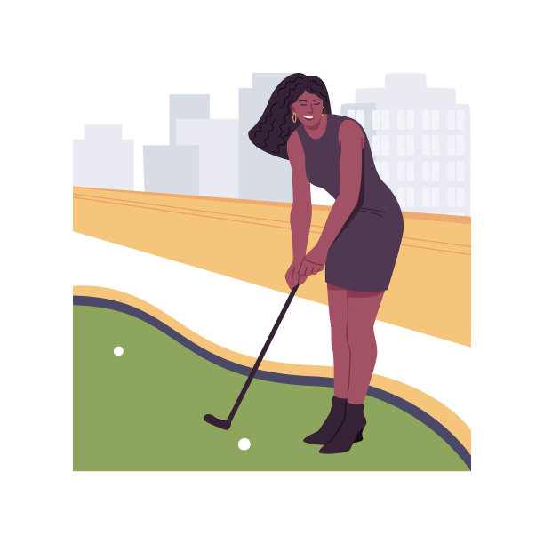 户外休闲区孤立卡通图片下载