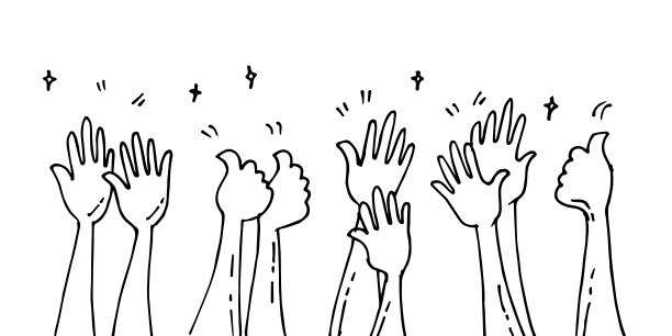 举起手来，鼓掌。鼓掌的手势图片下载