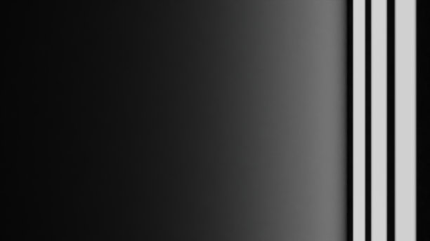 有地板和墙壁的灰色空房间的侧灯图片下载