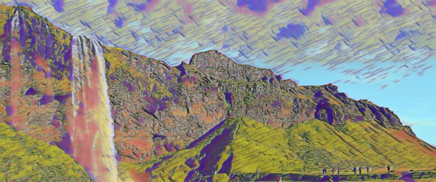 冰岛瀑布seljalandsfoss图片下载