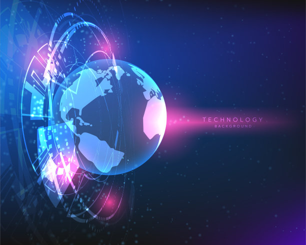 高科技数字技术未来电路数字。图片下载