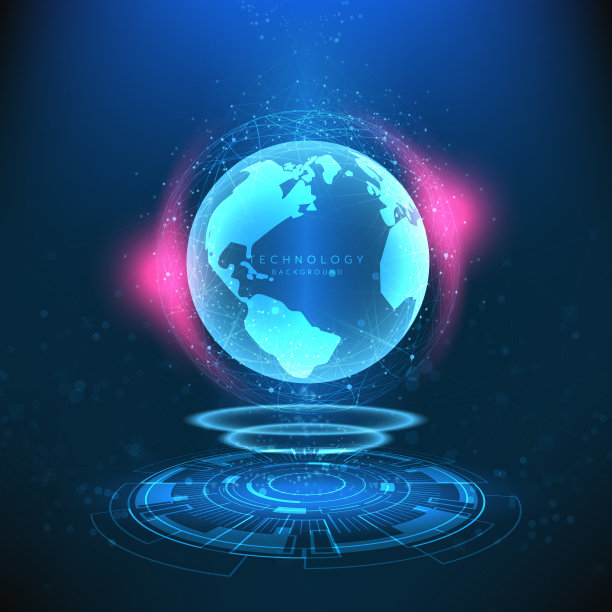 高科技数字技术未来电路数字。图片下载