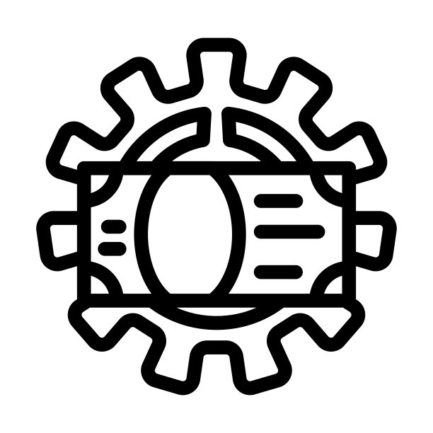 工业利润线图标矢量插图图片下载