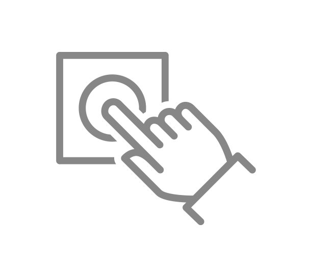 门铃线图标。手按门铃符号图片下载