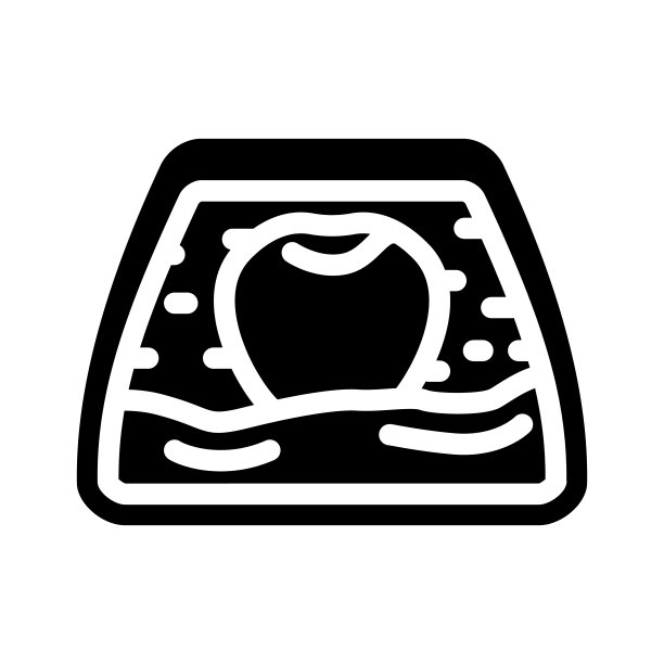 糖果樱桃字形图标矢量插图图片下载