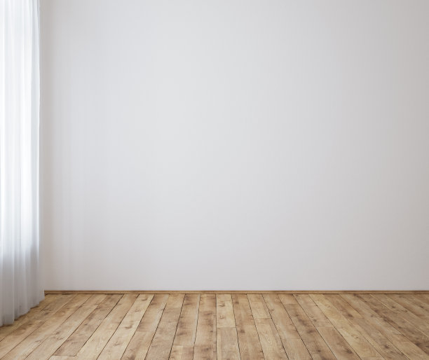 空的家庭内墙模型图片下载