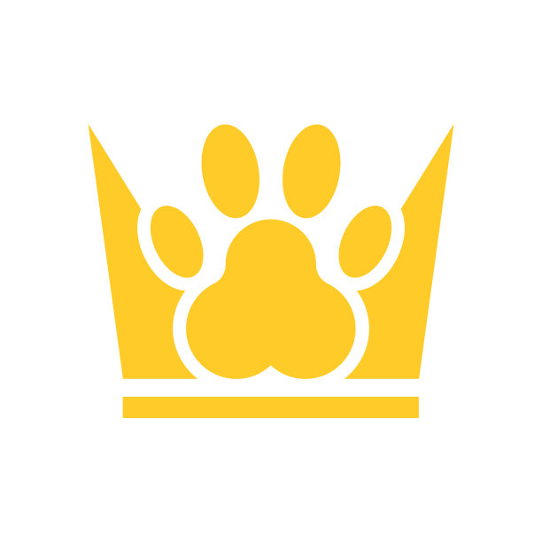 爪冠标志设计模板矢量插图图片下载