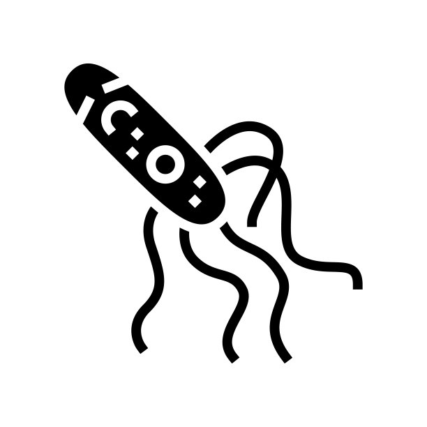 细胞细菌病毒字形图标载体插图图片下载