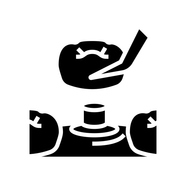 外科牙科字形图标矢量插图图片下载