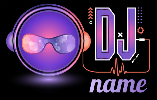 dj标志设计图片下载