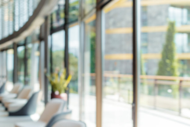 模糊办公室内空间背景图片下载