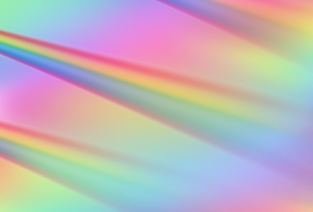 彩虹棱镜耀斑透镜的逼真效果图片下载