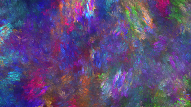油漆的运动。彩色的梦想系列。构成的梯度和光谱色调的主题，想象力，创造力和艺术绘画。3 d分形呈现图片下载