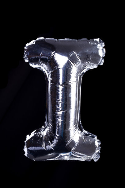 银箔气球字母表图片下载