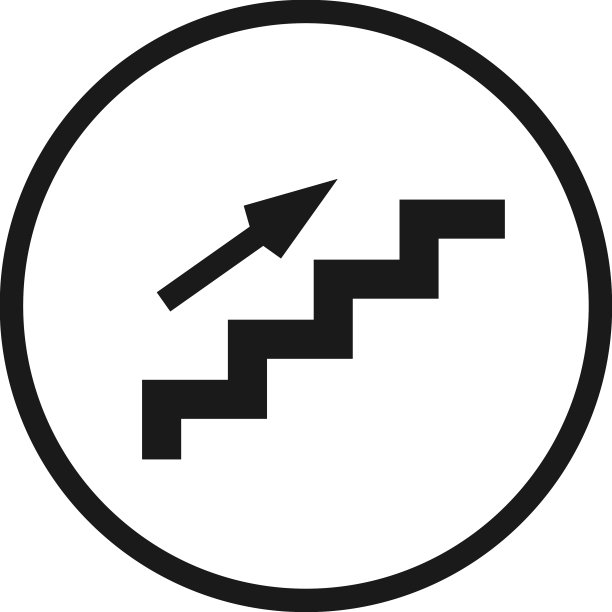 楼上圆形标志，楼上黑色标志图片下载