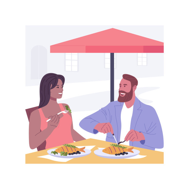 地中海美食孤立漫画图片下载