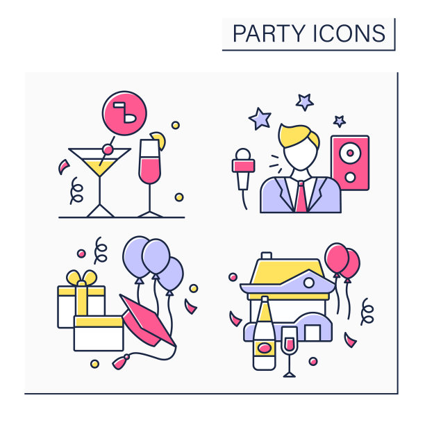 派对颜色图标设置图片下载