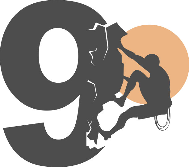 攀岩者正在攀登9号图片下载