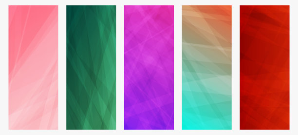 现代彩色梯度背景与线条图片下载