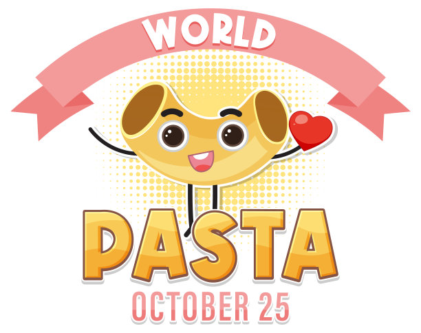 世界意面日旗帜设计图片下载