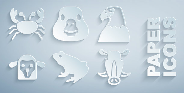 集蛙鹰头羊野猪鹅鸟图片下载