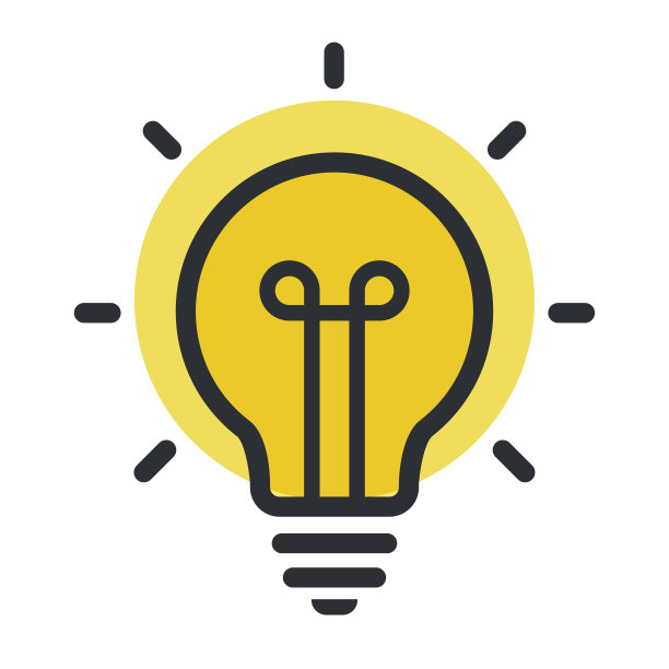 灯泡图标线条风格孤立在白色背景图片下载