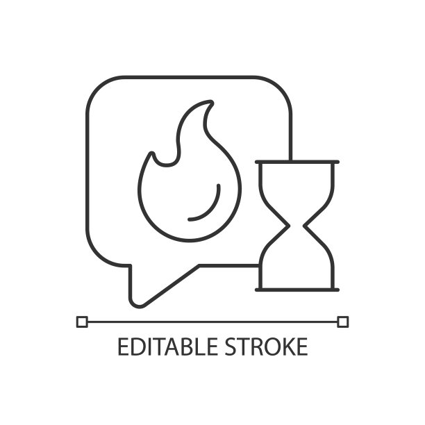 延时响应时间线性图标图片下载