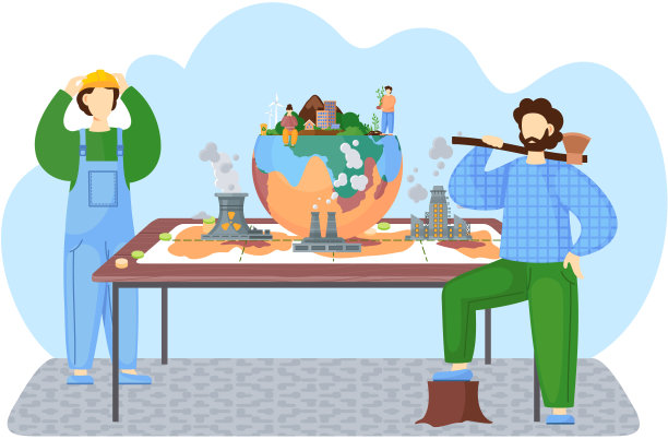 全球变暖。环境问题。Ecologycal活动家。人们关心地球图片下载