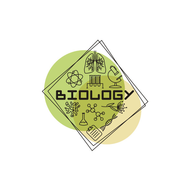 矢量设计标志生物在简单的现代风格图片下载