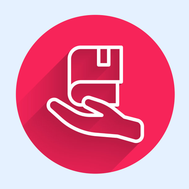 白线图书捐赠图标孤立与长图片下载